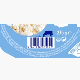 Brânză de vaci ușoară 0.5% grăsime, 275g