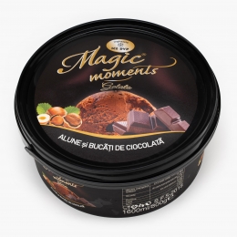 Tort de înghețată cu ciocolată și alune 800g