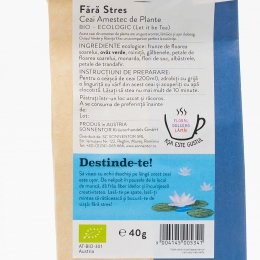 Ceai amestec de plante eco „Fără stres” 40g