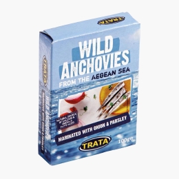 Anșoa marinat cu ceapă și pătrunjel 100g