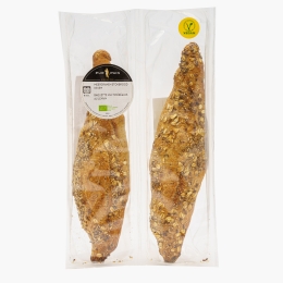Baghetă cu maia, multicereale, precoaptă, eco 2x190g 