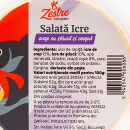 Salată de icre de crap cu știucă și ceapă 200g