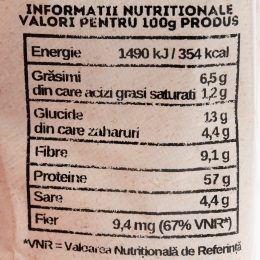 Amestec uscat pe bază de plante pentru burger și chiftele de legume, cu aromă picantă 120g 