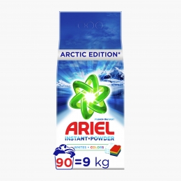 Detergent de rufe pudră automat Arctic Edition 90 spălări, 9kg