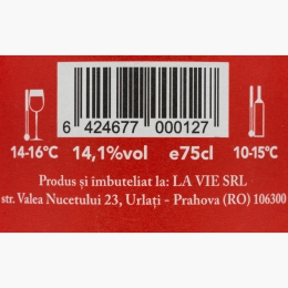 Vin roșu sec Burgund Eclipse, 14.10%, 750ml