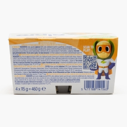 Produs fermentat din soia cu vanilie, pentru copii 4x115g (460g)