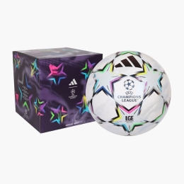 Minge de fotbal UEFA Champions League, mărime 5, alb/multicolor