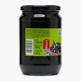 Măsline negre fără sâmburi 700g