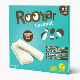 Batoane eco cu cocos, vegan, fără gluten, fără zahăr adăugat 3x30g