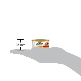 Hrană umedă pentru pisici, 85g, Mini fileuri în sos cu pui și ficat 