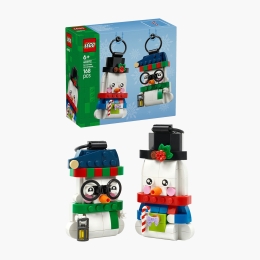 Ornamente în formă de om de zăpadă, 40812, 168 piese, +6 ani