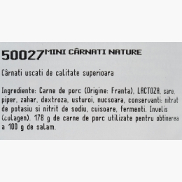 Cârnați mini sticks 100g