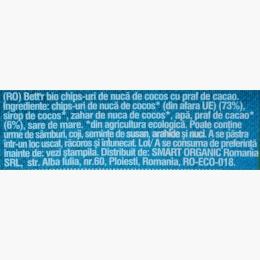 Chipsuri eco de cocos cu cacao 70g