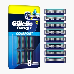 Rezerve aparat de ras Sensor 3+ Comfort, 8 buc