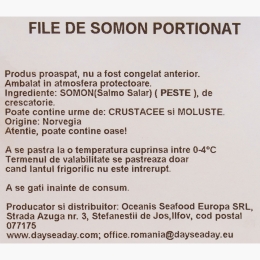 File de somon porționat 200g