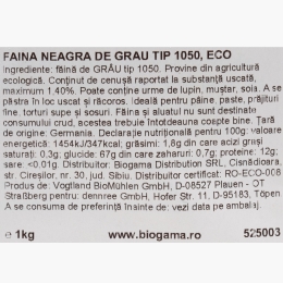 Făină albă de grâu tip 1050 eco, 1kg