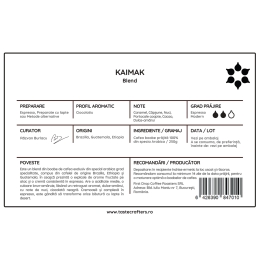 Beandrops Kaimak Blend 250g cafea de specialitate boabe