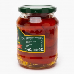 Gogoșari sferturi în oțet 680g