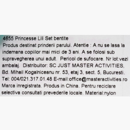 Set bentițe (verde, mov, argintiu și roșu) 4 buc