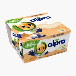 Produs fermentat din soia cu vanilie, pentru copii 4x115g (460g)