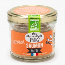 Pastă tartinabilă de somon cu mărar eco 90g
