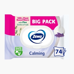 Hârtie igienică umedă Calming, 74 buc