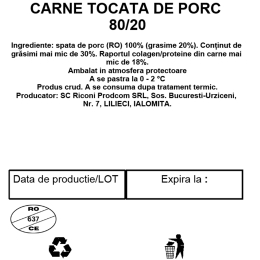Carne tocată de porc 1kg