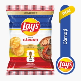 Chipsuri din cartofi cu gust de  cârnați 110g