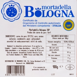 Mortadella Bologna IGP 100g