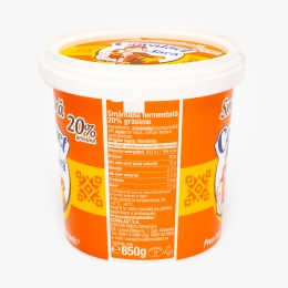 Smântână 20% grăsime 850g
