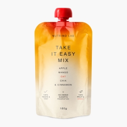 Piure cu măr, mango, ovăz, chia & scorțișoară Take It Easy Mix 180g