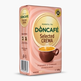 Selected Crema 500g, cafea prăjită și măcinată
