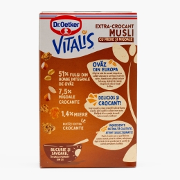 Musli Vitalis extra crocant cu miere și migdale 450g