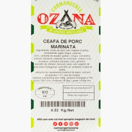Ceafă de porc marinată 500g