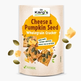 Snack integral cu emmental și semințe de dovleac 110g