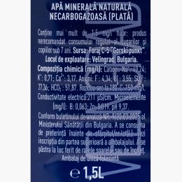 Apă minerală naturală necarbogazoasă Alcalia 6x1.5l