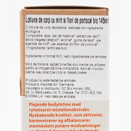 Loțiune de corp mirt și flori de portocal bio 145ml
