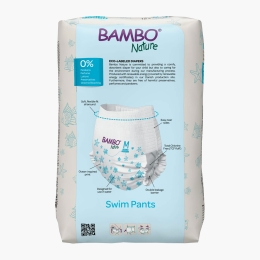Scutece chiloțel pentru baie M, +12 kg, 12 buc