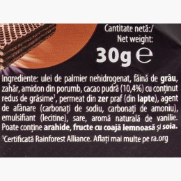 Napolitană cu gust intens de cacao Noir 30g