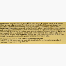 Cozonac însiropat, cu nucă  400g