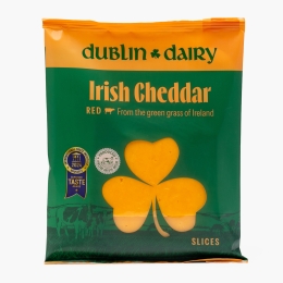 Brânză Irish Cheddar Red (roșu) felii 150g