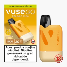 Țigară electronică Reload 1000 Banana Ice 20mg/ml
