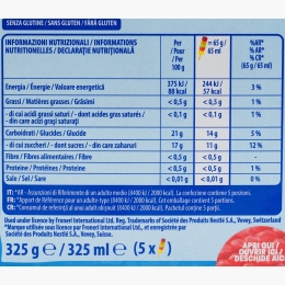 Înghețată cu aromă de ananas, lămâie și coacăze negre 5x65ml (5x65g)
