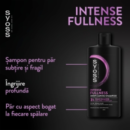 Șampon Intense Fullness pentru păr subțire și lipsit de volum 440ml