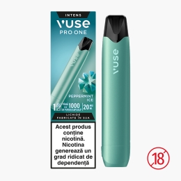 Țigară electronică Pro One 1000 Peppermint Ice, 20mg/ml