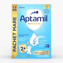 Formulă de lapte praf NUTRI-BIOTIK 2+, 2-3 ani, 1.2kg