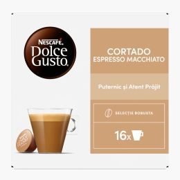 Espresso Macchiato Cortado 16 băuturi 100.8g, capsule cafea 