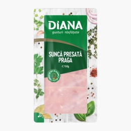 Șuncă presată Praga feliată 150g
