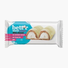 Napolitană cu umplutură de cremă de cocos și migdale albe eco 33g