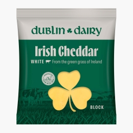 Brânză Irish Cheddar White (alb) 200g